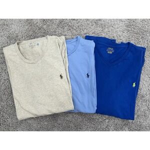 Men's Polo Ralph Lauren T-shirt Lot Of 3 Shirts Size 2XLT